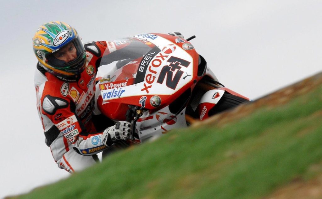 Troy Bayliss at Phillip Island in 2008