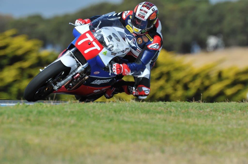 John McGuinness on the Harris Honda F1