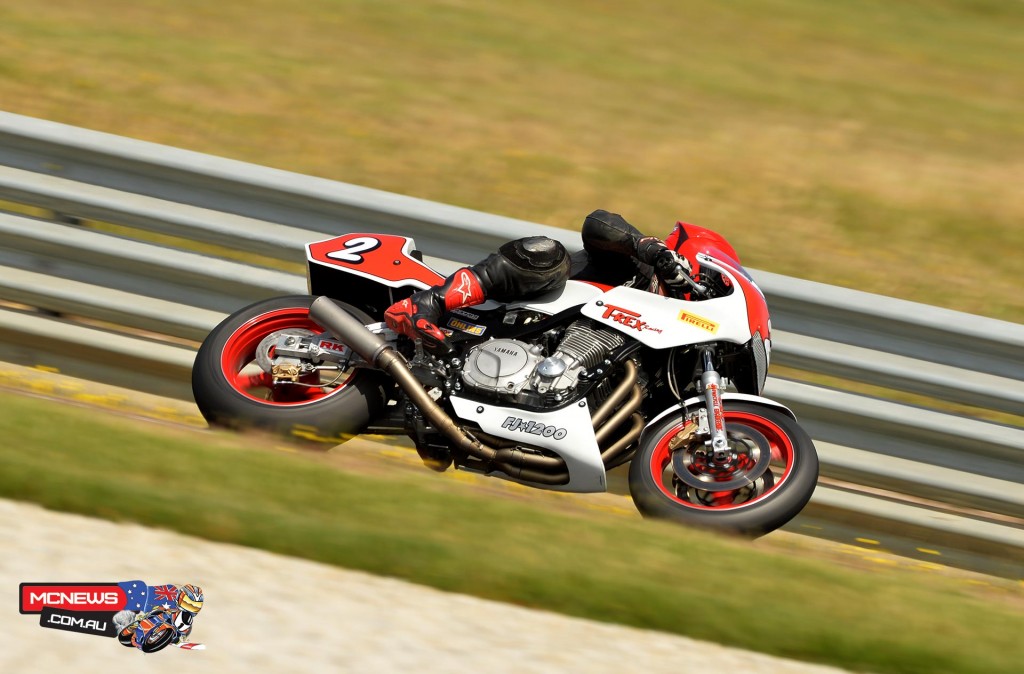 Michale Dibb will race the Rex Wolfenden FJR1200 Yamaha at Island Classic