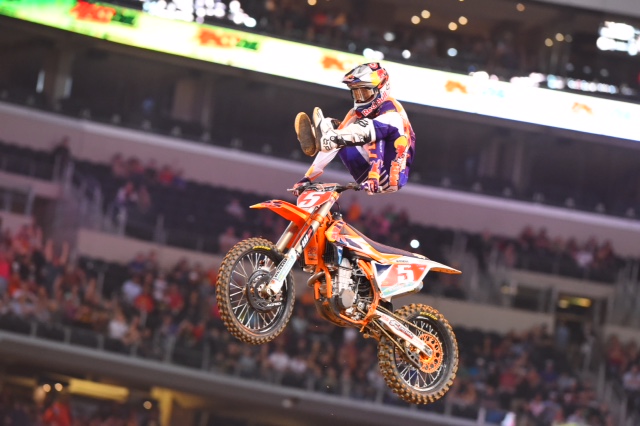 Dungey padded his points lead to 12 with his win - Photo Credit: Simon Cudby
