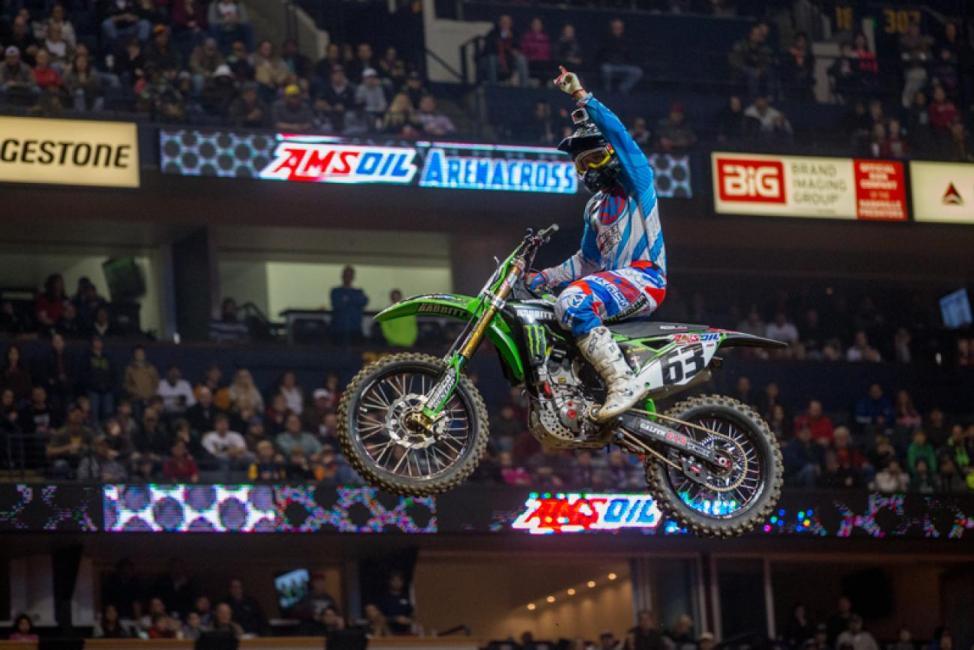 Chris Blose won both Arenacross main events in Nashville