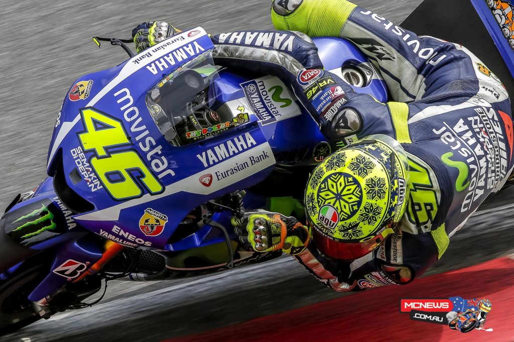 Valentino Rossi / 6th / 2m00.308 - “We did a lot of testing today. We tried some forks and especially concentrated on rear grip in acceleration to exit from the corner in the best way. We also continued to work on the gearbox and that still gives a good feeling. We will be ready for tomorrow, because that will be the important day. Tomorrow everybody will be at their maximum for the time attack and they can try to do a long run, so I think tomorrow will be very interesting to understand the pace of all the guys. It will be a good target to be a bit faster than the last test and I think we have to improve the lap times and our pace during the simulation.”