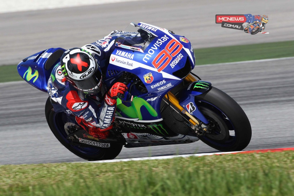 Jorge Lorenzo - 1st / 1'59.963 / laps - “1’59 is a good lap time. The other riders couldn’t do it because the track seems to be a bit more slippery and bumpy and that makes it more difficult to achieve good lap times. Our bike improved a lot over this last year and I feel ready both physically and mentally. All together, we’re in a good shape. In the first four hours in the morning I was quite comfortably riding 2’00’s. In the afternoon it seemed that the track condition was a bit worse and I couldn’t ride as many fast laps. The goal for tomorrow is to repeat the pace that I had today and maybe do even better.”