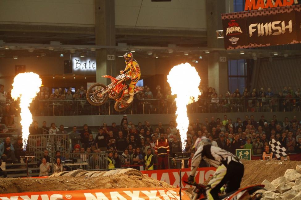 Taddy Blazusiak won the SuperEnduro final in Finland