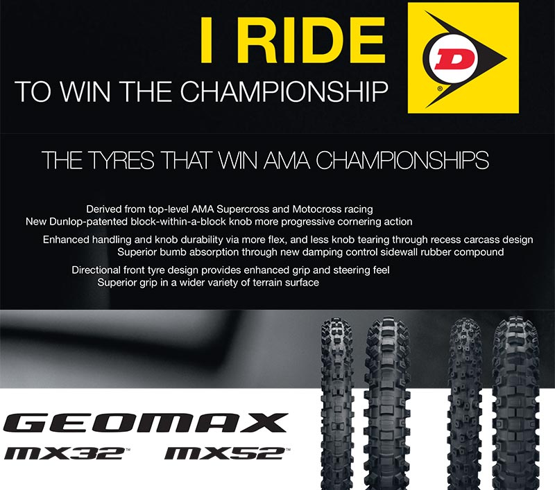 Smarty's Moto News Wrap Brought to you by Dunlop Geomax