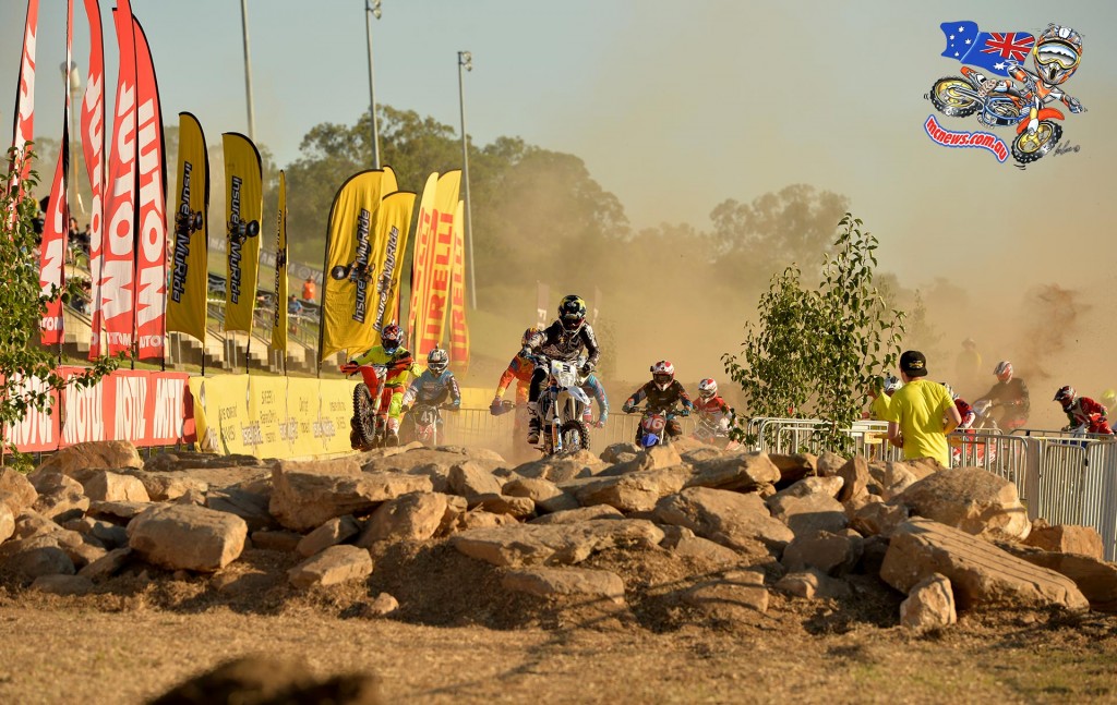 Mike Brown leads the pack at Sydney Enduro-X