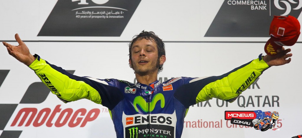Valentino Rossi came out all guns blazing at the Qatar season opener last year, 2015