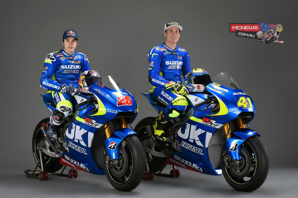 Team Suzuki MotoGP 2015 - Maverick Vinales and Aleix Espargaro