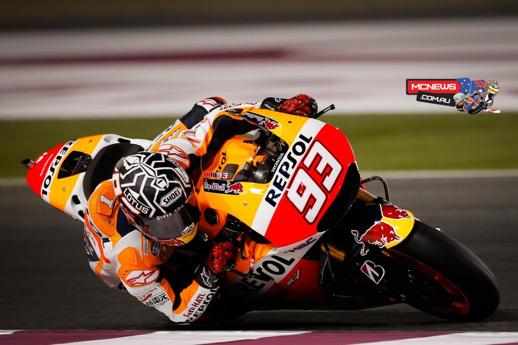Marc Marquez - 3RD 1'55.554 (44 LAPS) - “I am happy with how today went. In Qatar you always have to be careful on the opening day, because the track is more slippery than normal, but today it was fairly good and you could go fast - although tomorrow we are definitely expecting it to improve further. Today we worked on a few small things such as the clutch and brakes, in order to draw conclusions. Now we have two days ahead in which to focus on our setup."