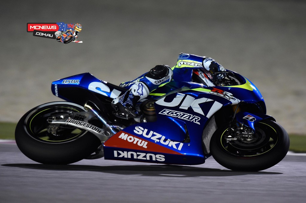 Maverick Viñales:  “I am happy for this first day because I finally had the chance of trying my GSX-RR on a new track. We did a lot of work mainly on my adaptation to the circuit and the finalisation of the set-up and electronics. Losail is a very peculiar environment, I need time to get used to the conditions and to adapt to the bike, but we managed to test some improvements in electronics, in particular the traction control.  “I made a couple of mistakes in braking that led to two crashes, but I’m not worried because I know they were my responsibility and my machine is following the improving process we had planned. We still have many improvements to do, mainly to finalise the new electronics and to get ready for the race, both in fast laps and in pace, but for the moment the feedback is very encouraging.”