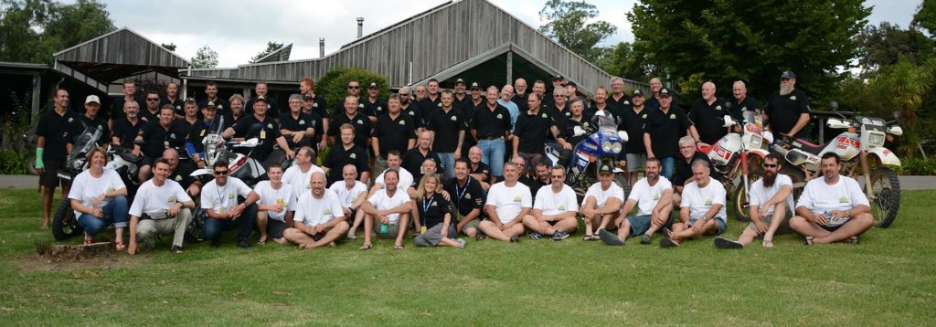 Ténéré owners celebrate completing the 2015 event at Riverwoods Downs near Dungog, NSW
