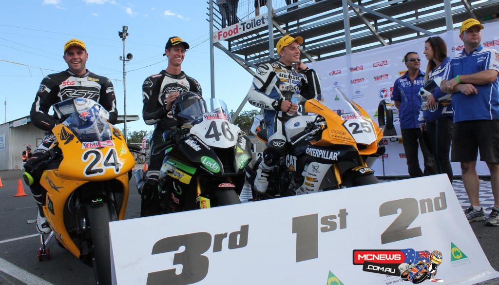 ASBK Superpole - Mike Jones fastest by almost two seconds. Photo by Aaron Reinke