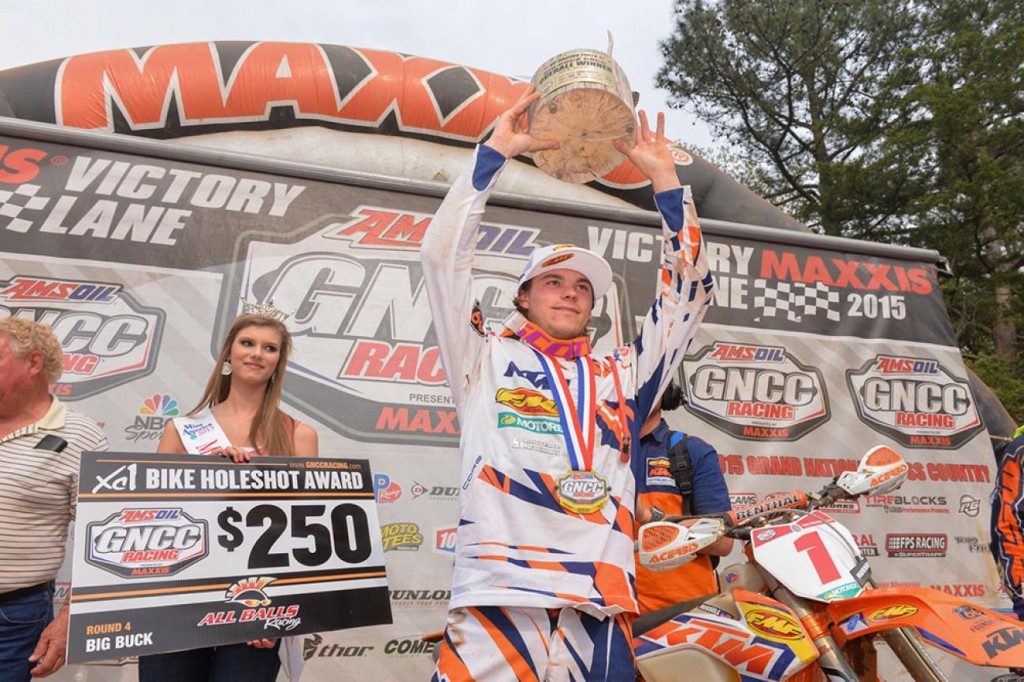 Kailub Russell continued his dominance at the Big Buck GNCC
