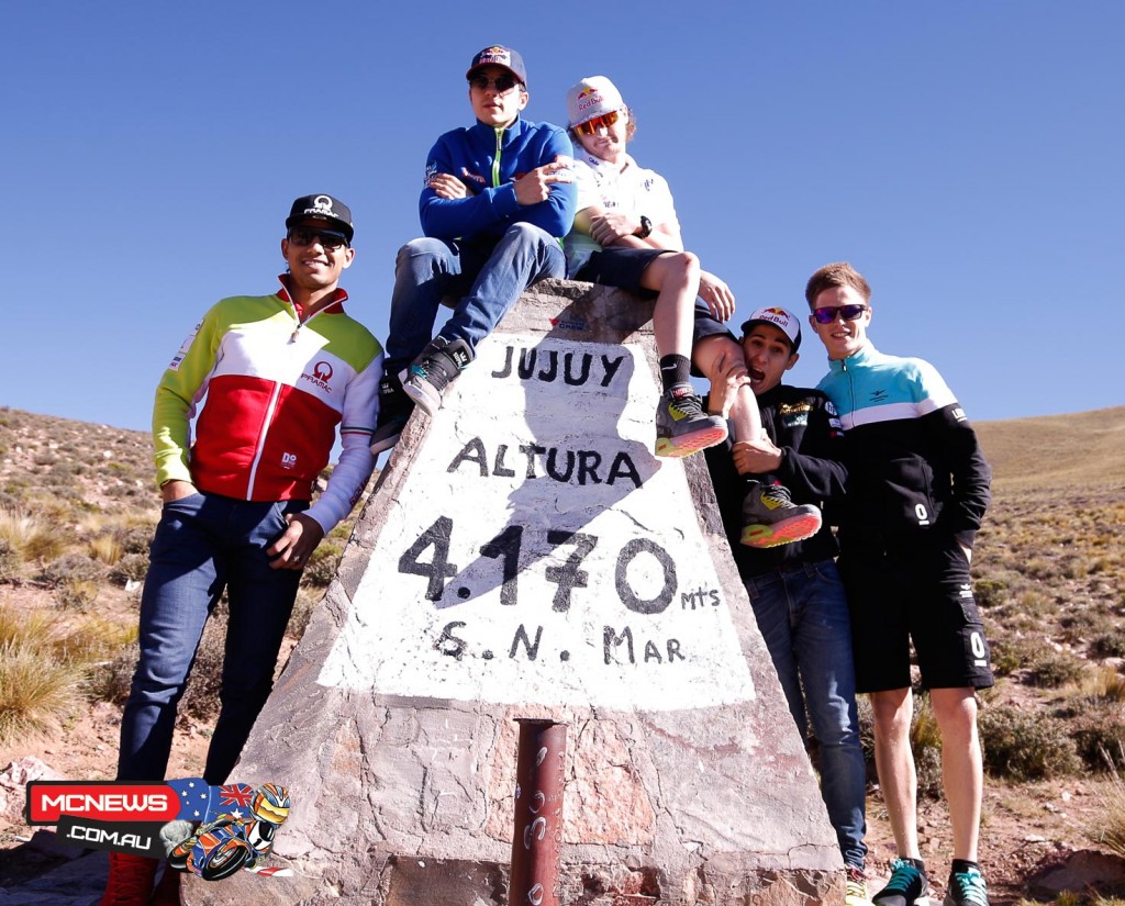 To mark the start of the Gran Premio Red Bull de la República Jack Miller decided to take his CWM LCR Honda RC213V-RS out on to the Salinas Grandes salt desert in Jujuy, while a number of top riders gathered for the traditional pre-race press conference