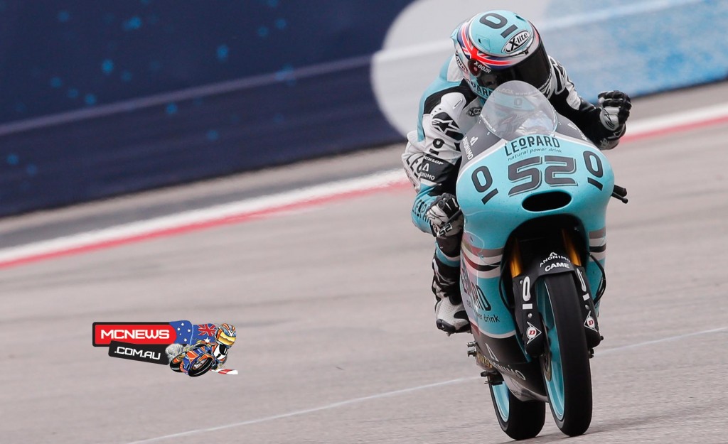 Danny Kent took his first win of the 2015 Moto3 season, and 3rd in his career, as he left the rest of the field for dead in Austin.