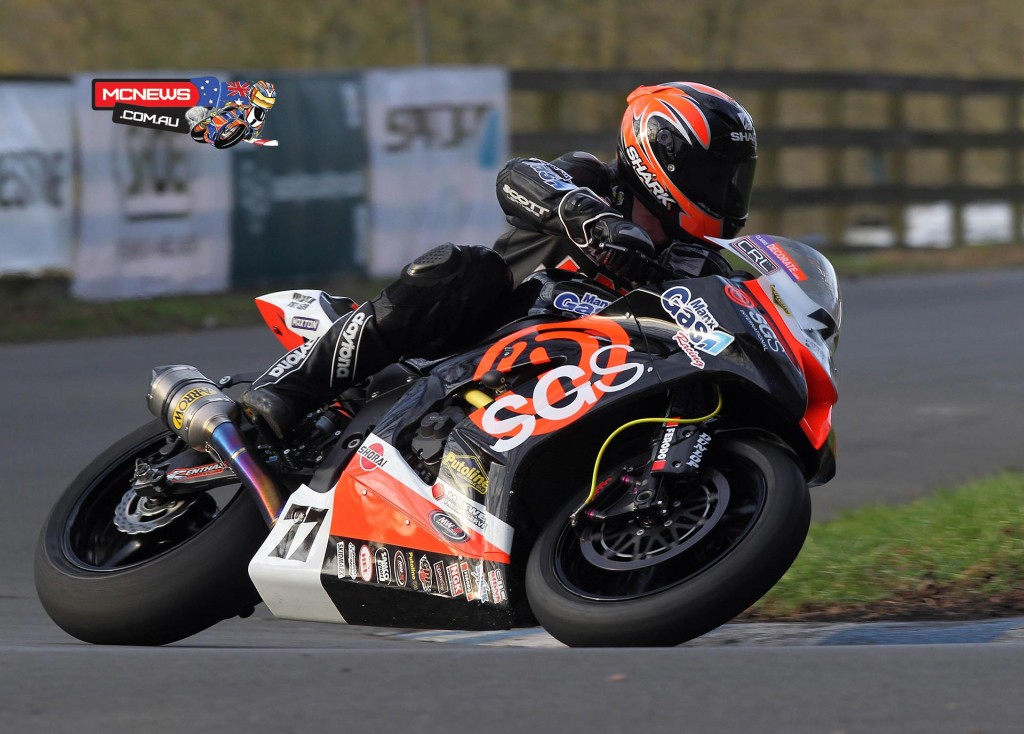Ryan Farquhar: “With the weather being what it was over the course of the two days, it proved to be a tough weekend for everyone but it was a worthwhile meeting for me and I’ve come away pleased with the results and with a good idea where I need to improve the bikes. Prior to Scarborough, I’d only got about 12-15 laps on the big bike at Kirkistown and with it being wet there too, I had no chance to get the bike set up so came into Scarborough a bit blind. I spoke to Nick Morgan and Richard Adams from Maxton and their input allowed me to get a base setting from where I could at least perform.” “To be honest, I was surprised to be doing the lap times I was doing in Saturday’s dry races and to push Guy and have boys behind me who’d been testing in Spain was very pleasing. The gearing wasn’t right on the Twin for all the tight hairpins but I got a solid third and was pleased with the top end speed so with a few more things to try I think we’ll be there or thereabouts. Unfortunately, the weather on Sunday was really cold and wet and with so much work to do and so many important meetings coming up, I didn’t feel it was the worth the risk to go out in what were pretty awful conditions.” “I was pleased to get the two wins on Kevin Pearson’s bike but it was that cold on Sunday, my hands went numb after three laps and I couldn’t feel the handlebars. When it’s like that, it’s so easy to make a mistake and for other riders to do the same so I opted out of the remaining races to head home and start preparing all the bikes for the Tandragee. No one can help the weather and like I say, it was a productive meeting so I’ll be looking to move things forward with the bikes and be that bit closer to where I want to be next time out.”