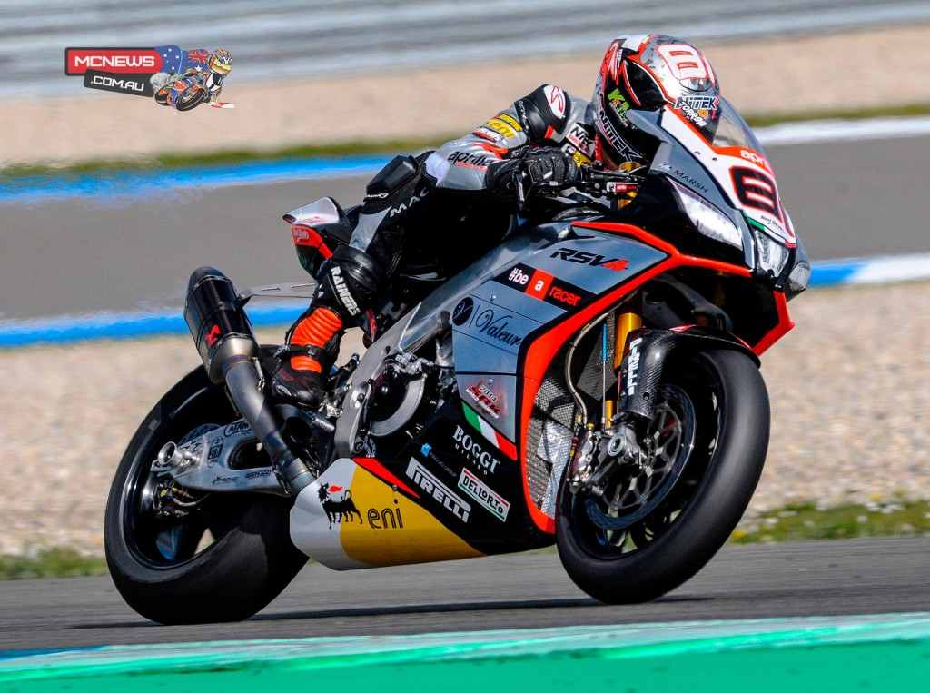 Jordi Torres (Aprilia Racing Team – Red Devils) elevated himself to sixth on day one at Assen WorldSBK 2015