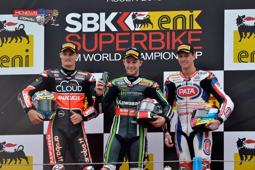 World Superbike Assen 2015 Race One Podium