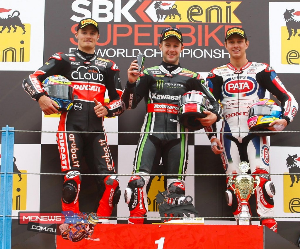 World Superbike Assen 2015 Race Two Podium