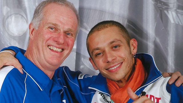 Ken Wootton with some young bloke called Valentino Rossi