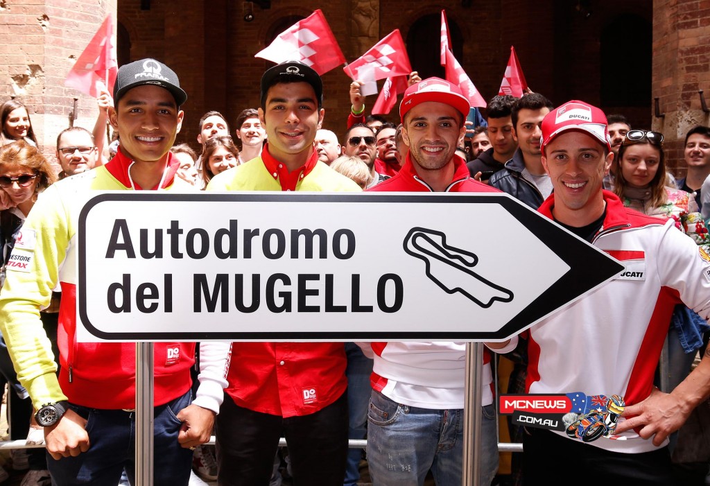 The Ducati quartet is ready for Mugello!