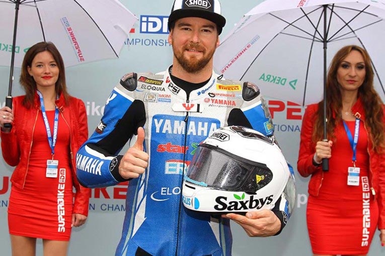 Damian Cudlin (Team Yamaha MGM) once again proved that Aussies are masters of the rain by taking the IDM Superbike Superpole at Zolder last weekend.