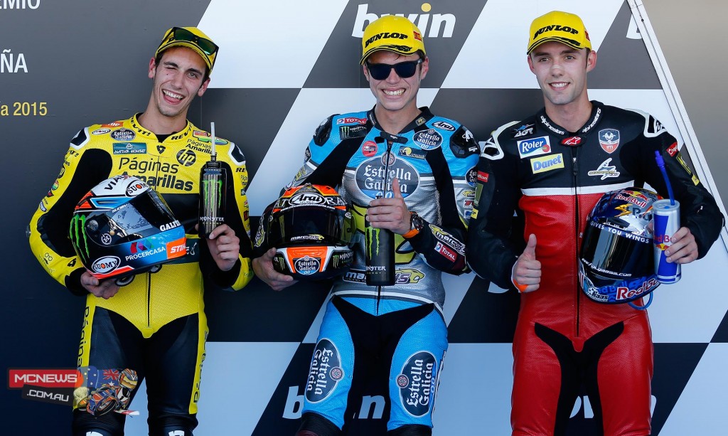 The reigning Moto2 World Champion Tito Rabat took his first pole position of the season ahead of Alex Rins and Jonas Folger in Jerez.