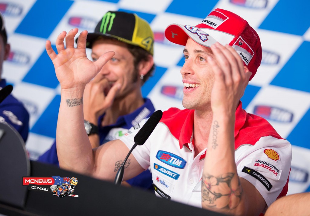 Andrea Dovizioso admitted that riding a Ducati at Mugello is something special