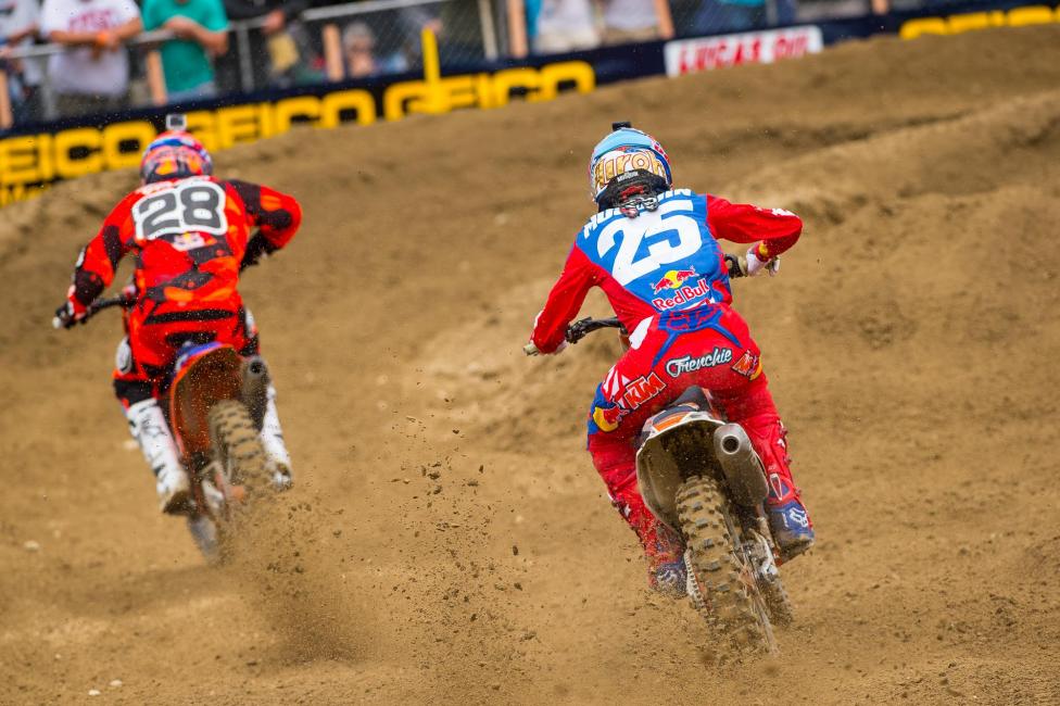 Musquin chases Jessy Nelson in moto 1
