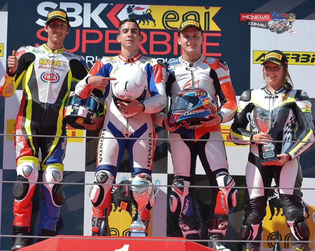 2015 Pata European Junior Cup,  Imola, Italy – Sunday, 10 May - Podium