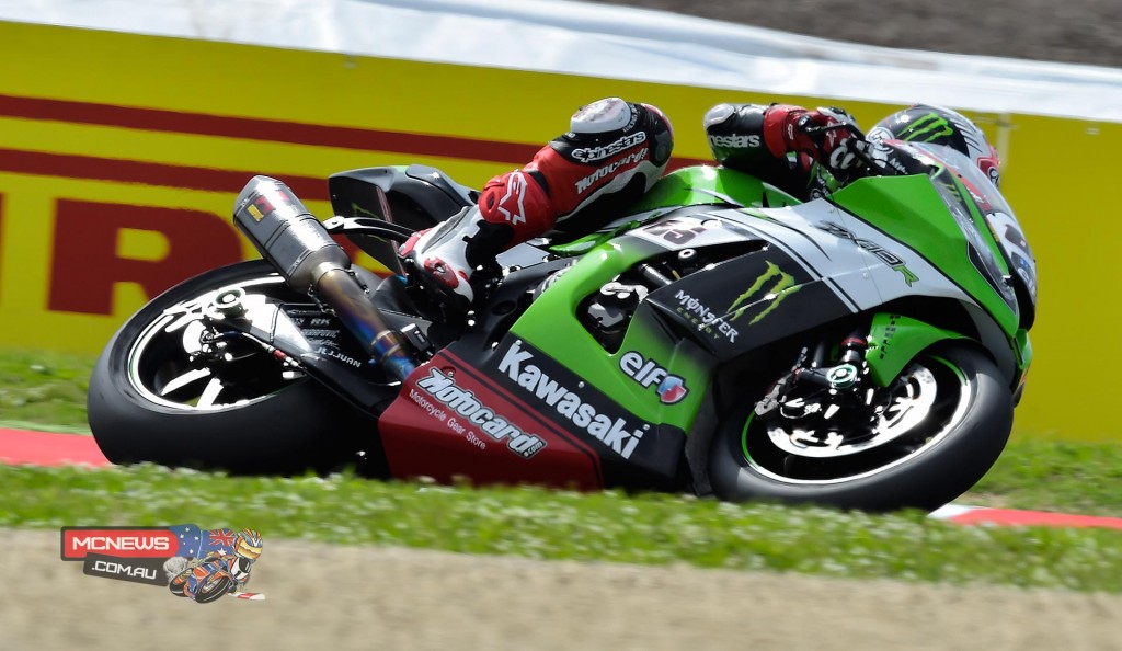 Jonathan Rea has streaked away to an 87-point lead after a double win at Imola WorldSBK