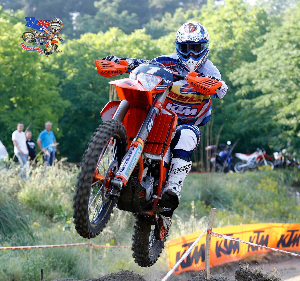 Christophe Nambotin had to settle for second in Enduro 1, and now leads Remes by only four points