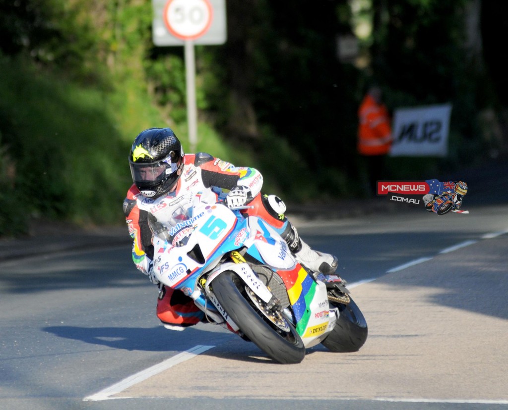 Kiwi Bruce Anstey was second quickest in the Thursday 2015 IOM TT Qualifying session