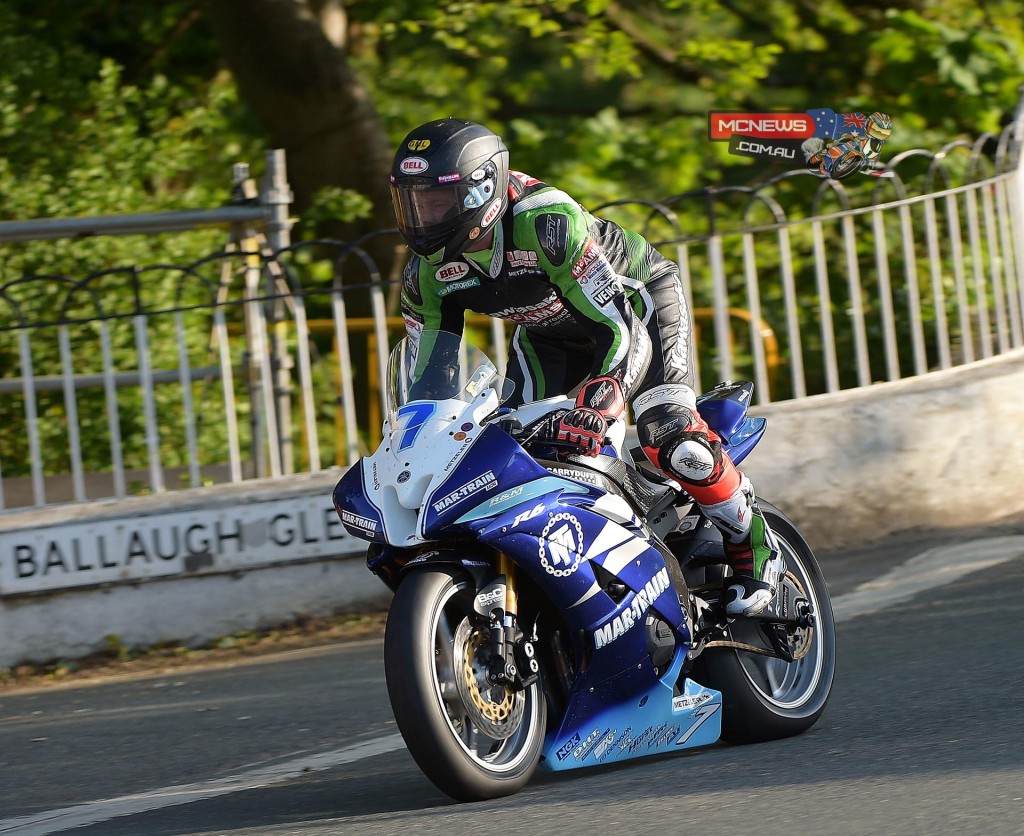 Gary Johnson topped Supersport during Thursday qualifying at the 2015 IOM TT