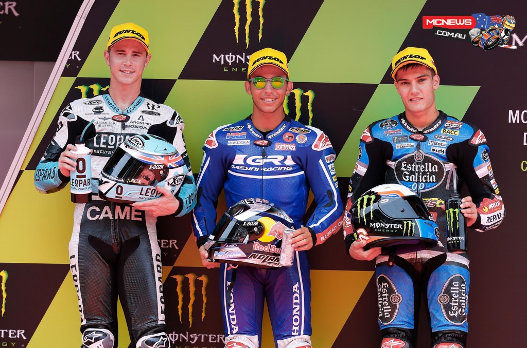 MotoGP 2015 Round Seven Catalunya Moto3 Qualifying Front Row