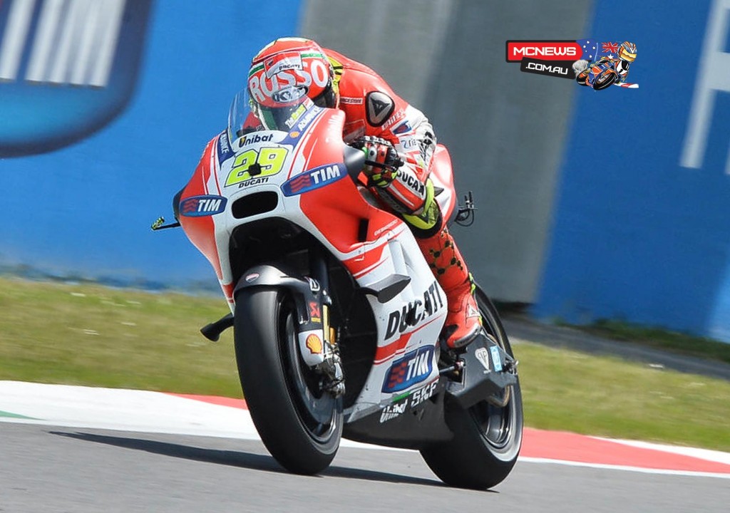 Andrea Iannone claimed his second podium of the season as he rode through the pain after fracturing his humerus at a testing crash in Mugello before the French GP. The Italian delighted his home fans by putting the GP15 on the podium after getting the better of Marquez and holding off Rossi, and has not finished outside the top six this season.