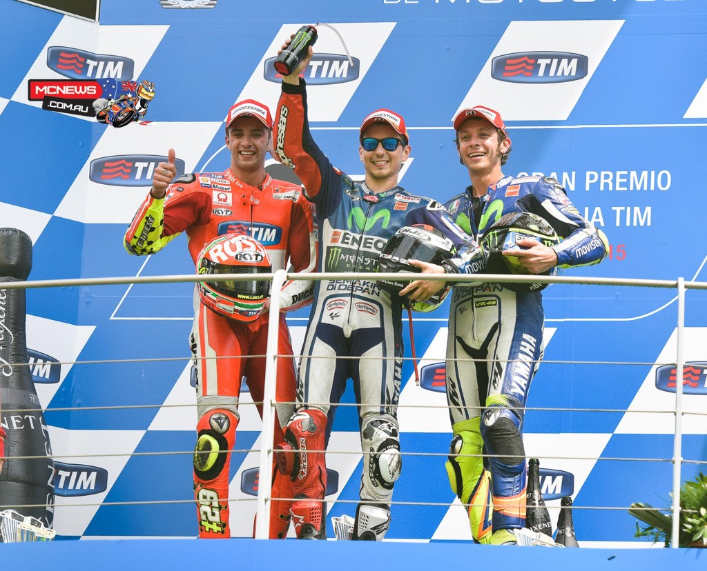 Mugello MotoGP 2015 Podium