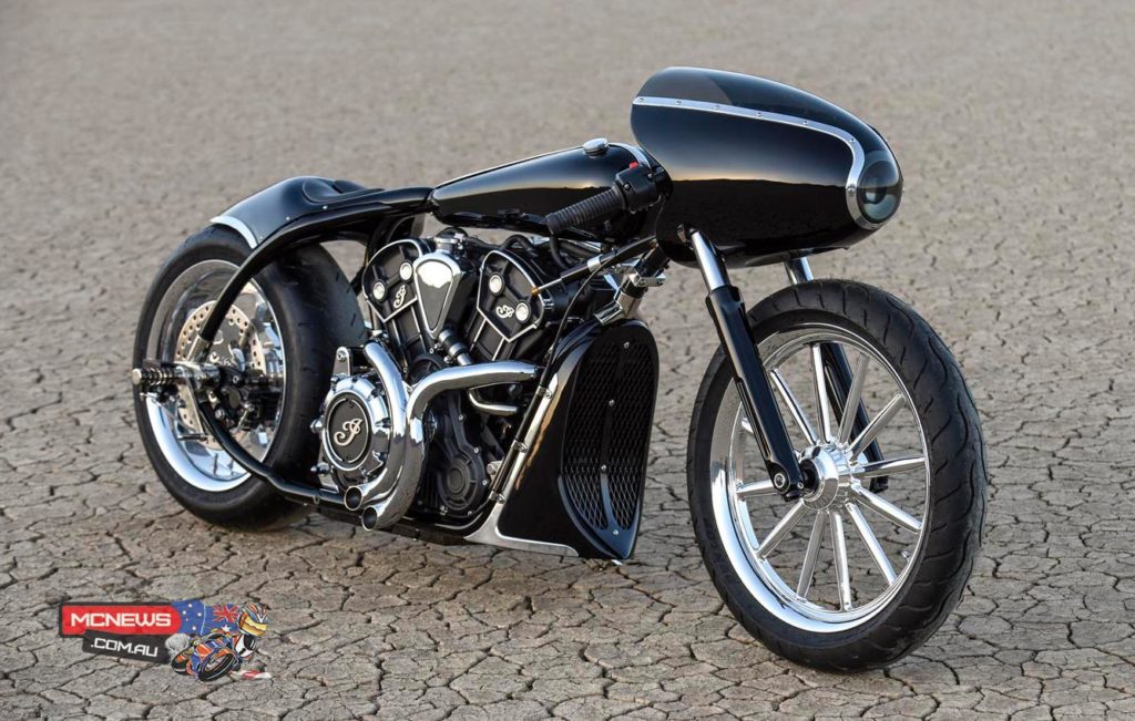 Custom Indian Scout Black Bullet