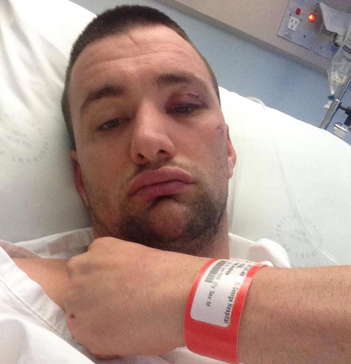 Matt Moss in hospital, Tuesday, July 21, 2015