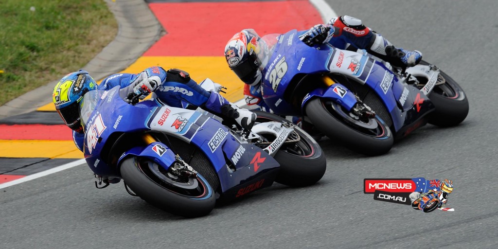 MotoGP 2015 - Round Nine - Sachsenring - Aleix Espargaro and Maverick Vinales