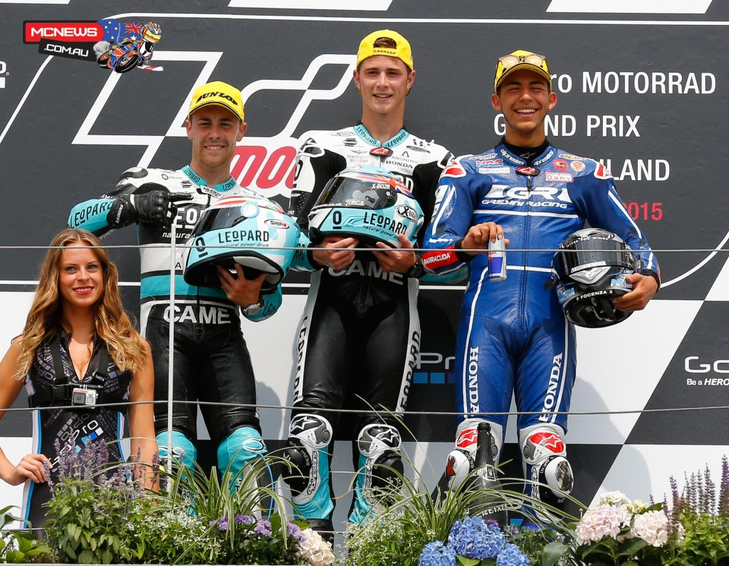 MotoGP 2015 - Round Nine - Sachsenring -  Podium - Moto3