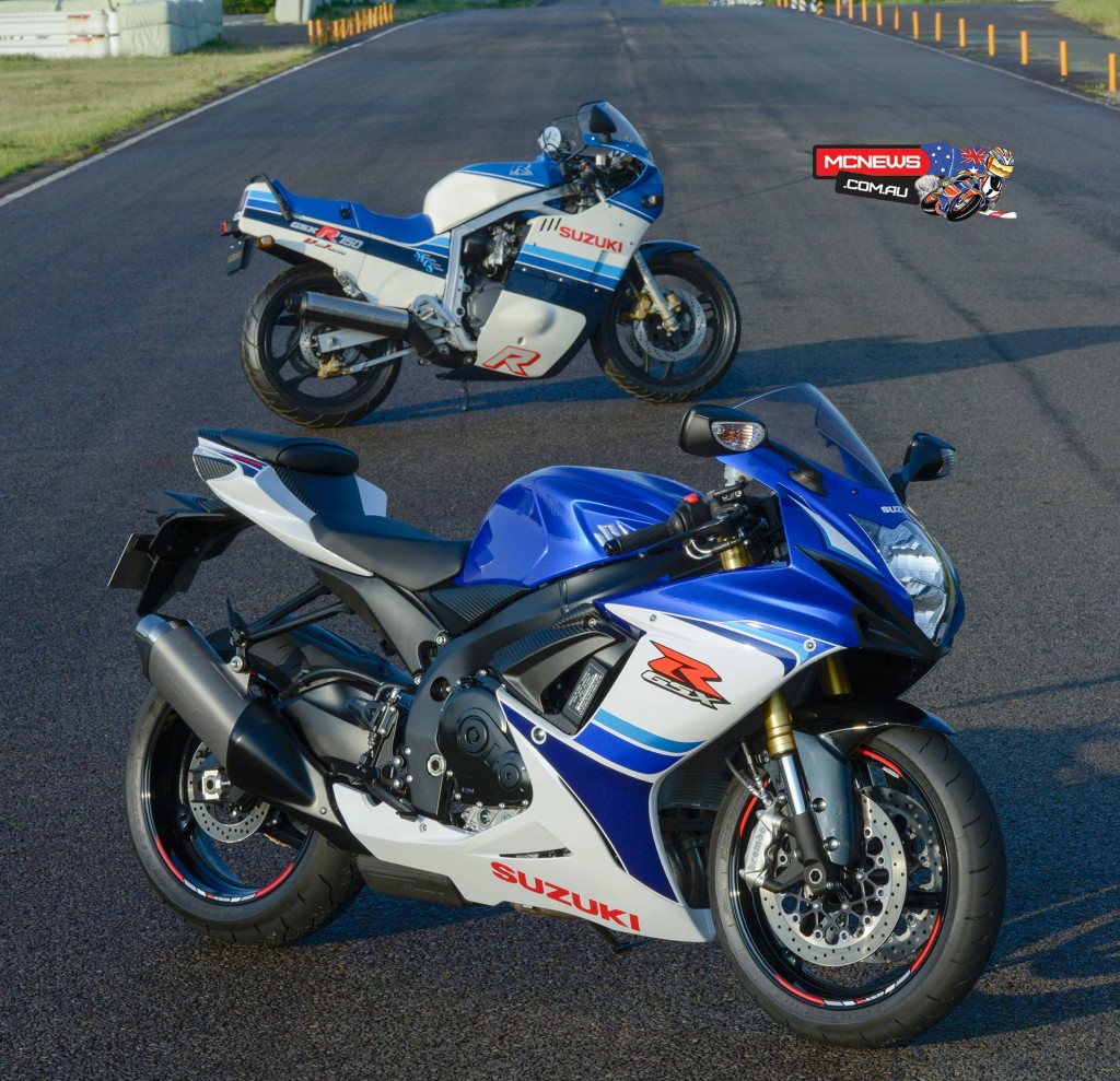 The 30th Anniversary edition GSX-R750 will be available in the heritage racing Pearl Blue/Pearl White livery for a recommended price of $15,990*, limited to 30 units in 2015 and will be on sale early October.