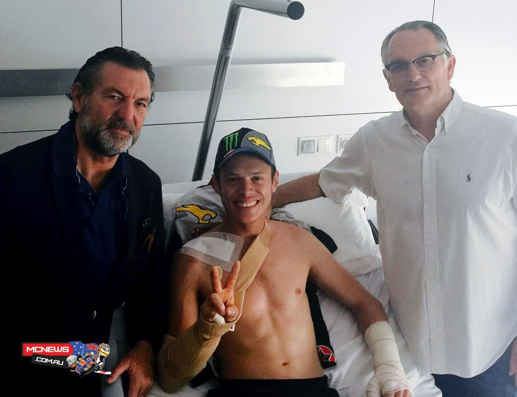 Tito Rabat breaks collarbone in training crash