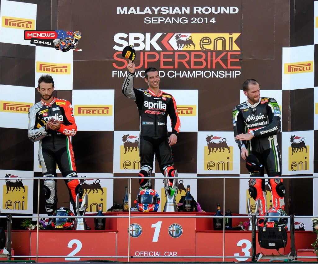 Race 2 podium - 2014