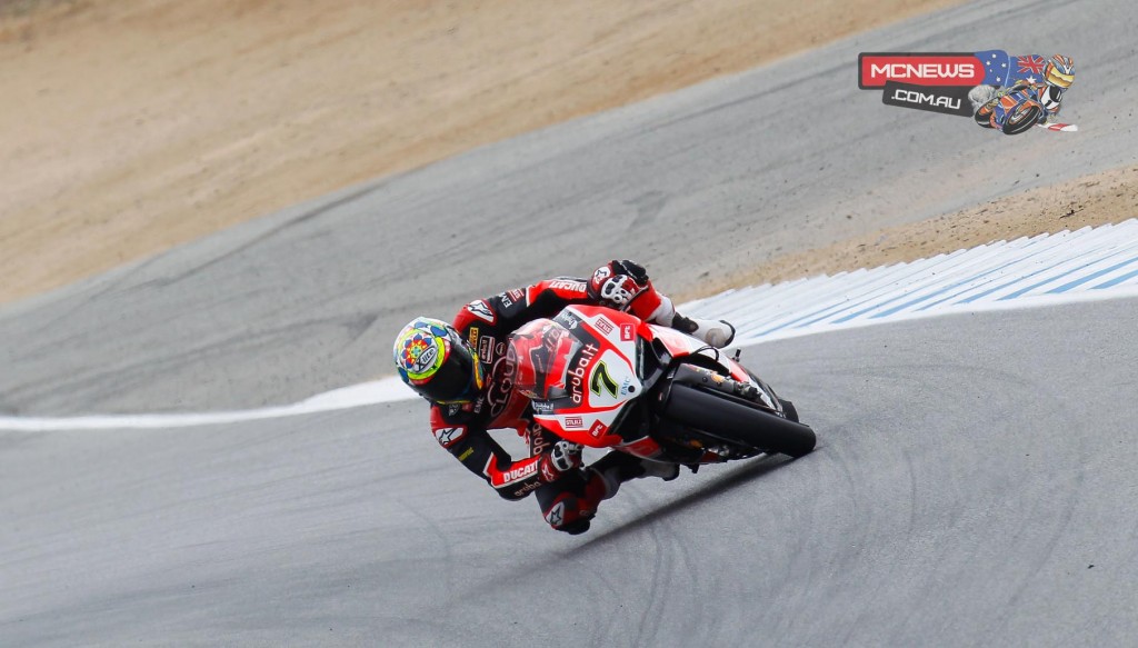 The ninth Pole Position of the 2015 eni FIM Superbike World Championship season has gone to Chaz Davies (Aruba.it Racing – Ducati SBK Team) after two enthralling 15 minute Tissot-Superpole sessions. His lap time of 1.22.101s, the fastest of the weekend kept him 0.196s ahead of the rest of the field, the British rider notching up his maiden WorldSBK pole start and his first since 2011 when he raced in World Supersport.