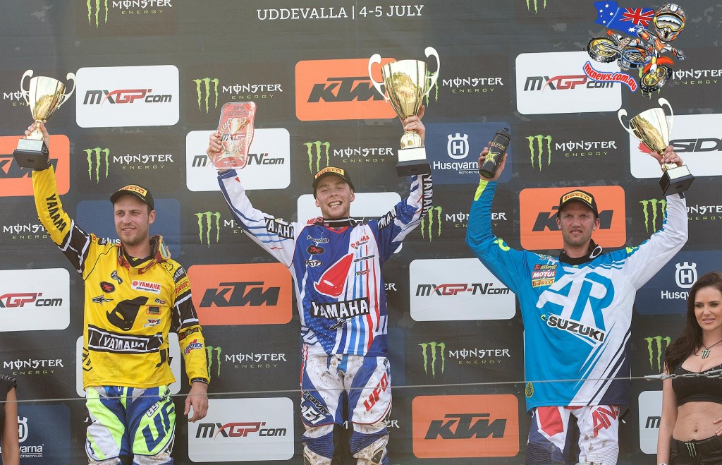 2015 MXGP FIM Motocross World Championship - Round 11 - Uddevalla, Sweden - MX1 Podium