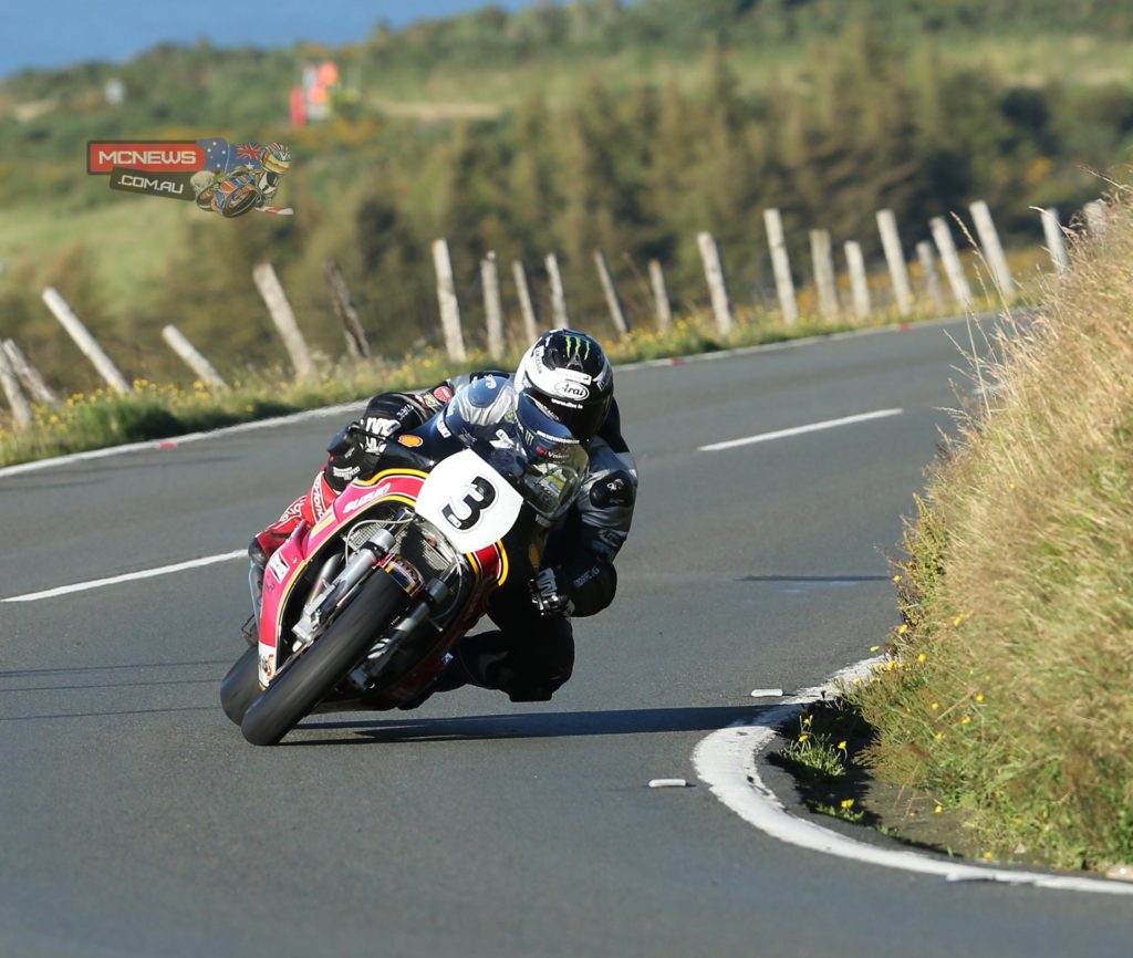Michael Dunlop in action during Thursday’s Classic TT qualifying session