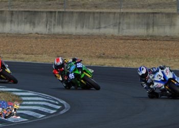 Callum Spriggs, Troy Guenther, Brayden Elliott - 2015 Swann Insurance Australasian Superbike Championship - Round Four - Queensland Raceway