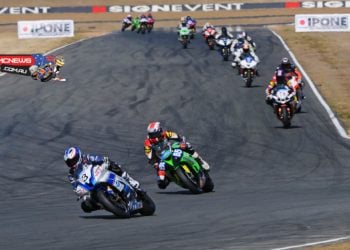 Callum Spriggs, Troy Guenther, Michael Blair - 2015 Swann Insurance Australasian Superbike Championship - Round Four - Queensland Raceway