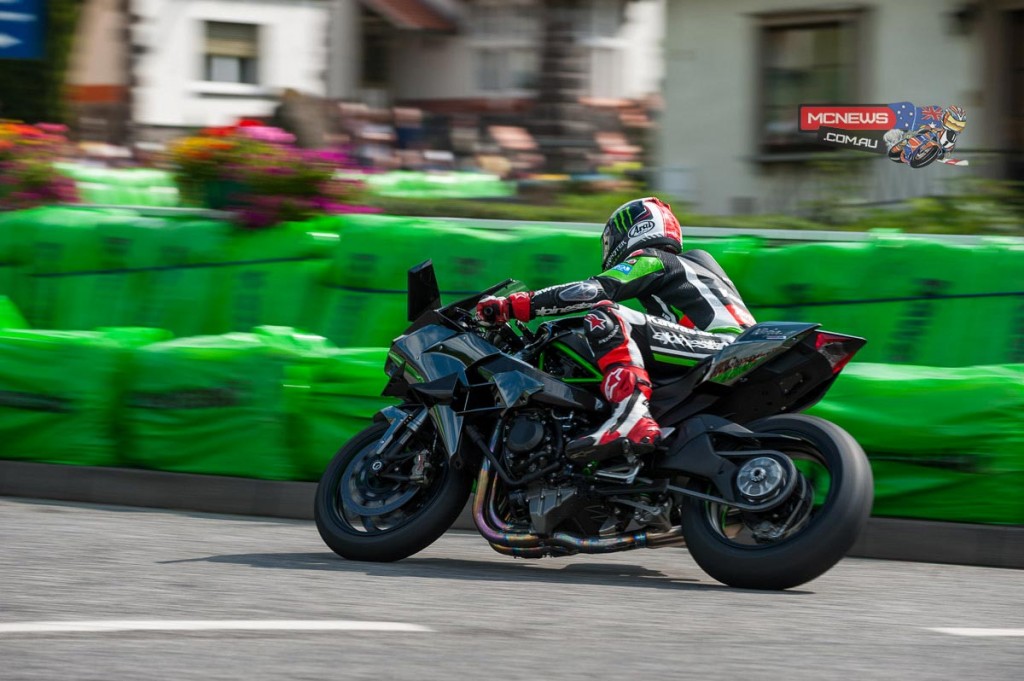 Jonathan Rea - Kawasaki H2R - Schottenring Kawasaki Days 2015